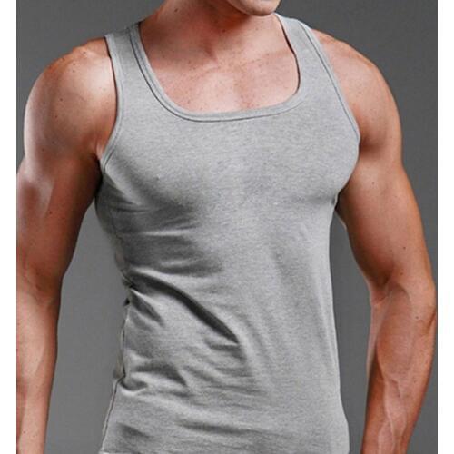 Summer Men Tank Tops Clothing Bodybuilding Tanktops Men Fitness Singlet Sleeveless Solid Sleeveless Tank