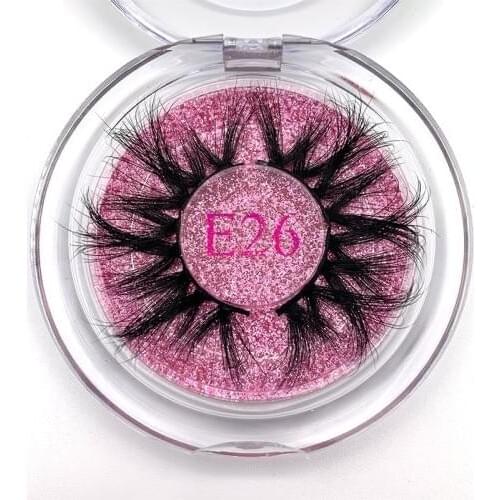 Mikiwi 25mm Soft Fluffy 3D Mink False lashes Natural Volume Beauty Handmade Eye Makeup Dramatic Long Wispies Lash Extension