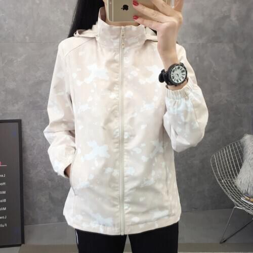 New Style Outdoor Waterproof Jacket Female Spring and Autumn Single Layer Thin Waterproof and Breathable Sports Jacket