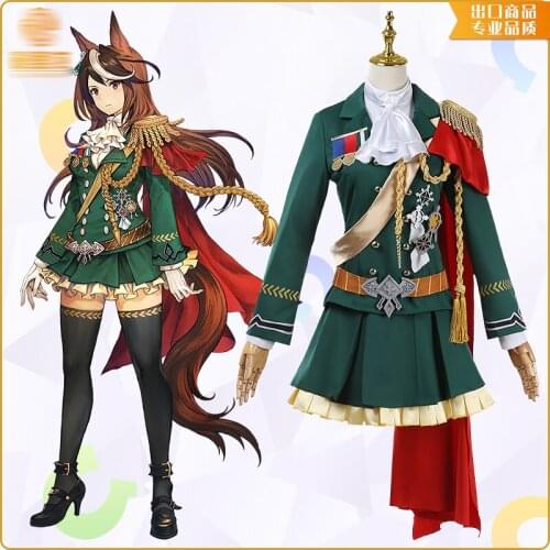 New! Symboli Rudolf cos Game Pretty Derby Decisive uniform Cosplay costume suit customizable