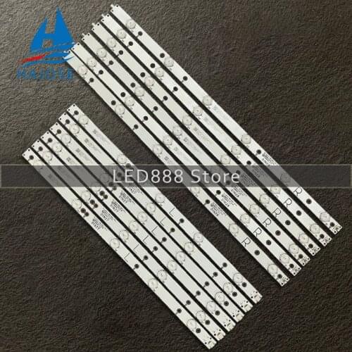 LED backlight strip(12) for D2P5C1-490-D611-C1-L R 49PUF6701/T3 49PUH4900/88 49PFS5301/12 GJ-2K16-490-D611-P2 01N27 01N28