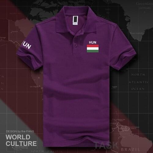 Hungary Hungarian polo shirts men short sleeve white brands printed for country 2017 cotton nation team flag new fashion HUN HU