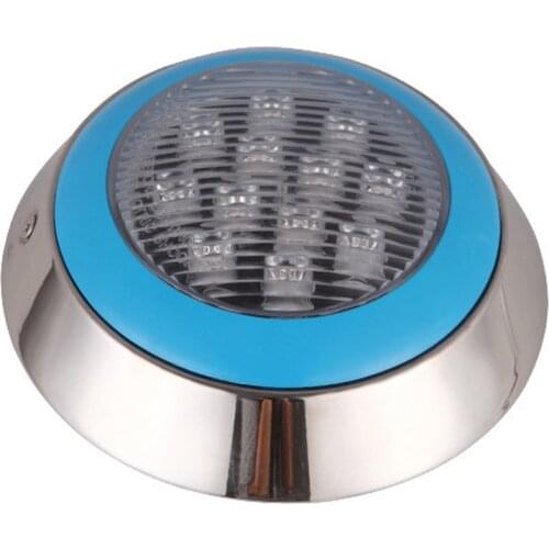 120Lm/w Ip68 RGB Ac 12v Led Underwater Lamp Waterproof Swimming Pool Light Fountain Colorful Bottom Saucer Lamp For Pond Wall