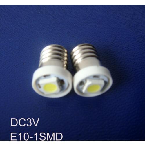 High quality,DC3V E10 Led,E10 Signal Light,E10 Bulb,3V E10 Light,e10 Indicator lamp,E10 Warning light,E10,free shipping 10pc/lot