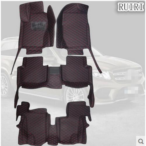 High quality! Special floor mats for Mercedes Benz GL 550 X166 7 seats 2015-2012 waterproof carpets for GL550 2013,Free shipping