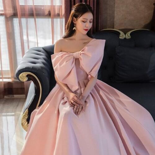 Sexy Bow Party Dress Women Sleeveless Backless Slim Formal Dresses 2022 New Elegant Prom Gown Birthday Party Dress Female CX2182