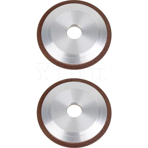 2x PDX Single Bevel Diamond Grinding Wheel for Industry 150# 100x10x20mm