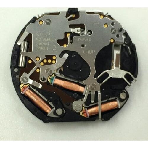 Watch movement accessories new original Japanese VD55 quartz movement six pin 6912 seconds movement without battery