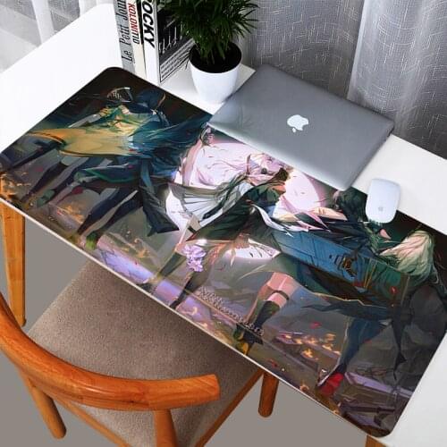 Large Gaming Mouse Pad Anime Girls Frontline AR 15 Speed Version Mouse Mat Desk Pad Keyboard Pad Gaming Mousepad Size 40cm*90cm