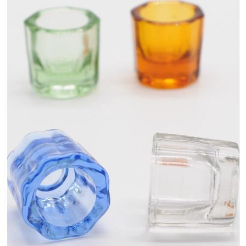 Dental Mixing Bowls Glass Dappen Dish Household Octagonal Cups Reconcile Cup For Dentistry Product