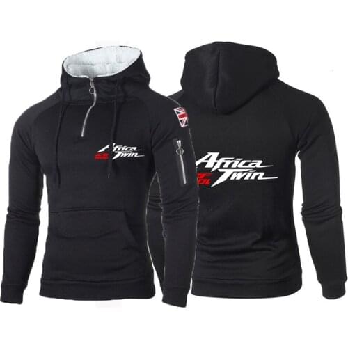 Men New Africa Twin Crf 1000 L Crf1000 Hoodies Sweatshirts Fashion Hooded Hip Hop Motorcycle Brand Casual Hooded Streetwear