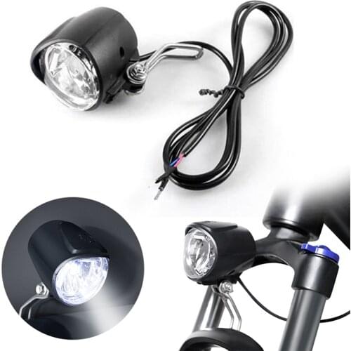 Electric Bike Headlight Ebike LED Front Light Abs Waterproof Headlight Electric Scooter Bike Front Light Headlamp 12-80v