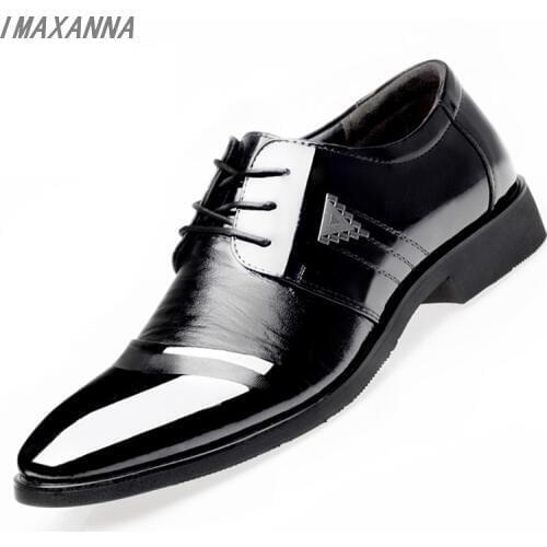 IMAXANNANew 2018 Men Casual Shoes Leather Summer Luxury Brand Flat Shoes for Men office shoes men SIZE 38-45