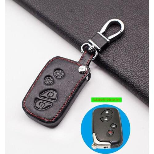 Carrying Leather Key Cover Case For Lexus RX LX GX ES250 RX270 4 Buttons Smart Remote Protect Shell Car Accessories