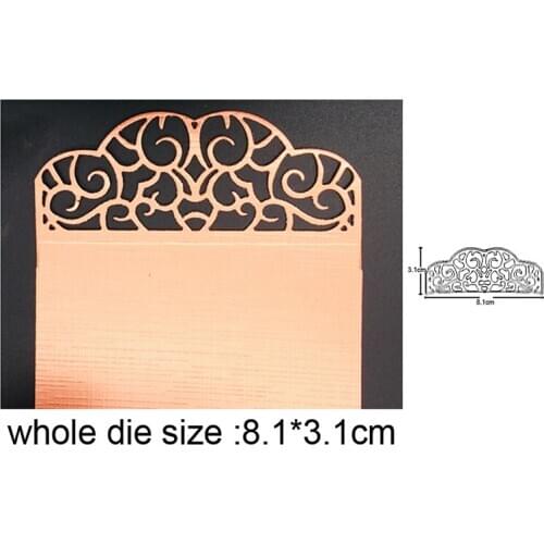 Lace flowers border Metal Stitches Cutting Dies Stencils Embossing Photo Album Paper Card Crafts