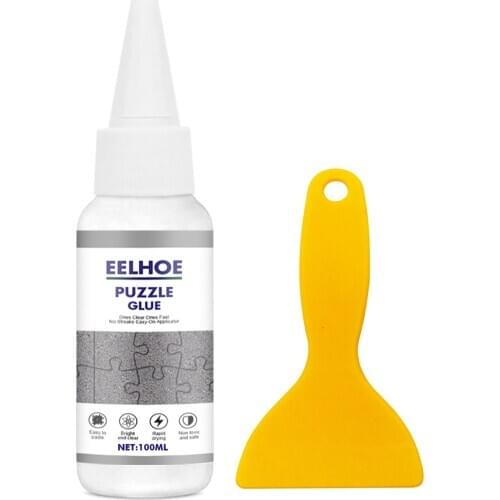 30/50/100ML Jigsaw Puzzle Glue Easy to Apply Non-toxic Clear Glue