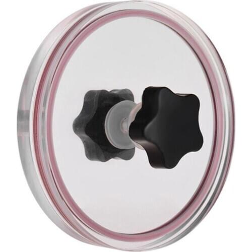 Vinyl Record Cleaner Clamp Record Label Saver Acrylic Cloth Clean Tools S1G7