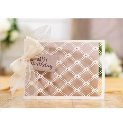 Hollow Edgeless heart background Metal Cutting Dies Stencils For Card Making Decorative Embossing Suit Paper Cards Stamp DIY