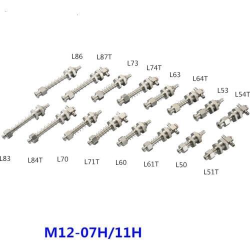Robot Manipulator fittings Vacuum Pad sucker link rod base Hardware chuck holder M12-07H quick connect