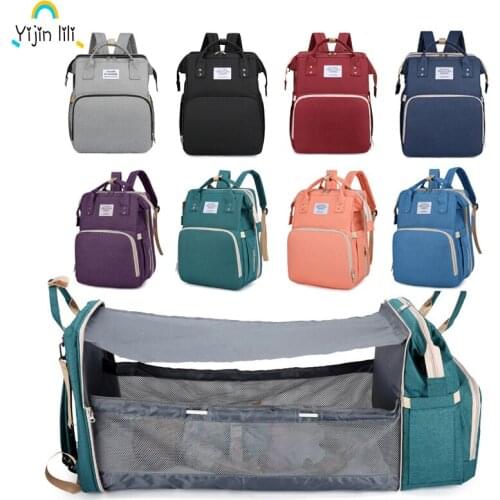 Upgrade Nappy Backpack Bag USB Mummy Large Capacity Bag Multi-function Waterproof Outdoor Travel Diaper Bags For Baby Care