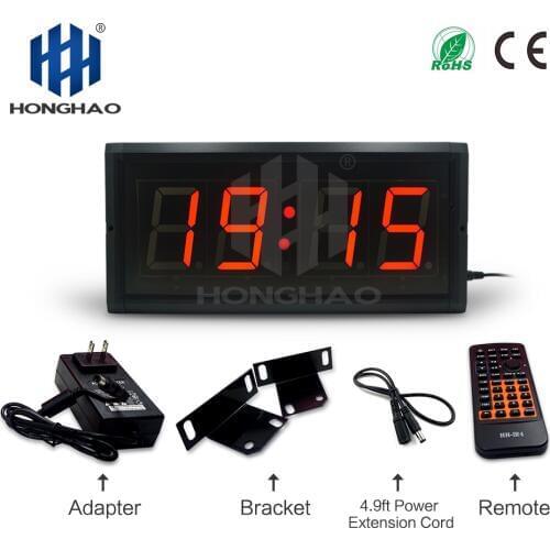 Timep 4digit 3" led timer remote control timer gym timer led workout