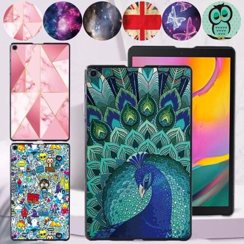 For Samsung Galaxy Tab A7 10.4" T500 T505/Tab S6 Lite P610/Tab S5e T720 T725 10.5"/Tab S4/Tab S6/Tab S7 Slim Print Back Cover