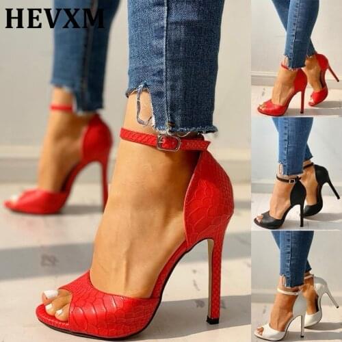 Womens Pumps Fashion 2020 Summer Sexy Exquisite Open Toe Ladies Shoes Female Increased Stiletto Super High Heel Sandals 11CM