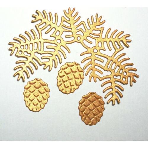 Die Cuts Pinecone Metal Cutting Dies Stencils Scrapbooking Embossing Card Making Crafts Decor DIY