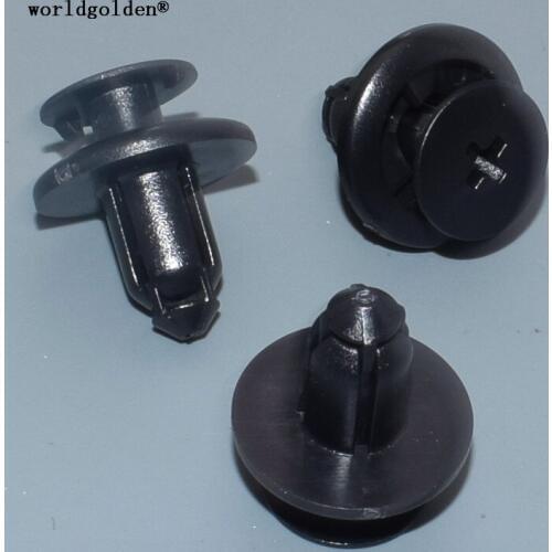 Worldgolden 100pcs plastic fasteners Bumper Fender Luggage Trim Panel Retaining Clip for Hyundai#86590-3S000 865903S000