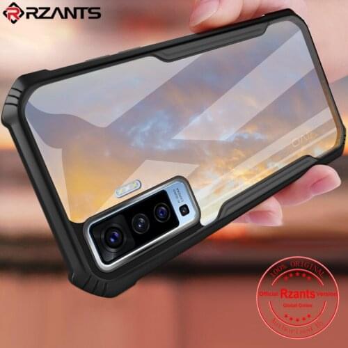 Rzants For Vivo X50 VIVO X50 Pro Case Hard [Blade] Shockproof Slim Crystal Clear Cover funda Casing