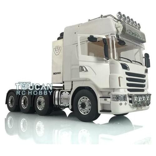 1/14 LESU 6*6 Metal Chassis Rack Horn Hercul Sca Tractor Truck R730 Cabin THZH0887-SMT2