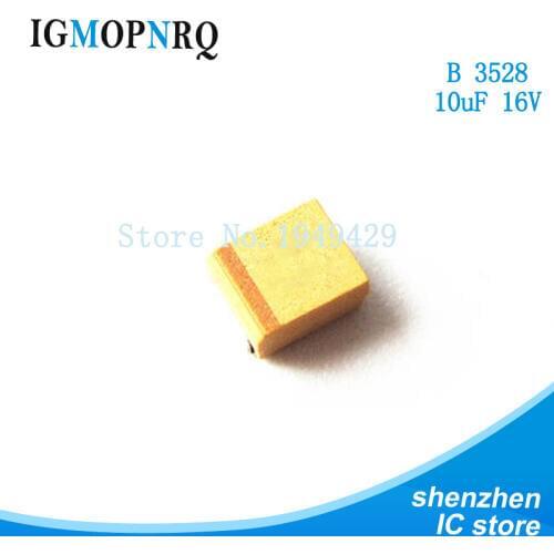 20pcs B 3528 10uF 16V SMD tantalum capacitor