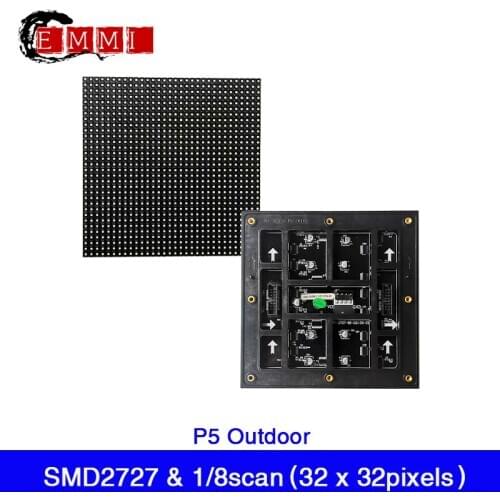 40pcs/lot Nationstar SMD2727 160x160mm Outdoor 32x32 Pixels Full Color LED Display Module P5 LED Screen Display
