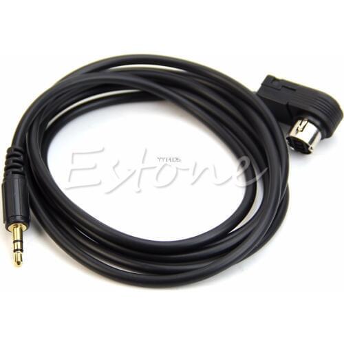 3.5mm Car Aux Input Cable Mini Plug Jack For ALPINE AI-NET For iPhone MP3 Ornate