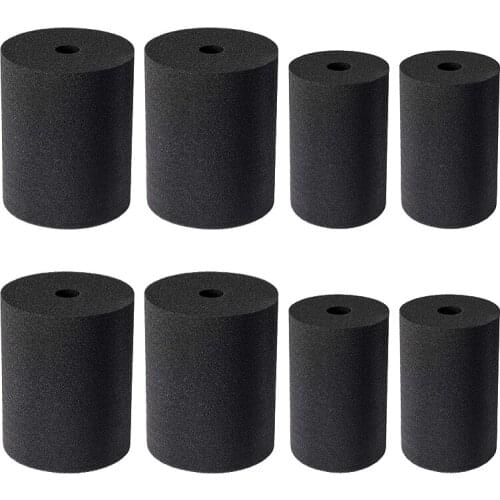 4Pcs Cup Turner Foam Black Cup Turner Foam Cup Tumbler Fixing Turner Foam Locate Spinner Foam Cup Turner Sponge10-40 Oz