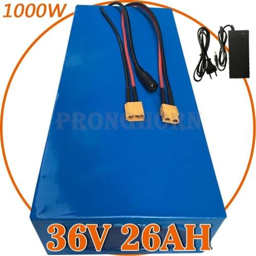36V Battery 36V 1000W 500W Ebike Scooter Battery 36V 20Ah Electric Bike Battery 36V 30Ah 25Ah 20Ah Lithium Battery+5A Charger