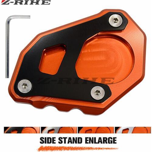 CNC Motorcycle Accessories Aluminum Side Kickstand Stand Extension Plate side stand For Adv 1050 1090 1190 1290 Adventure