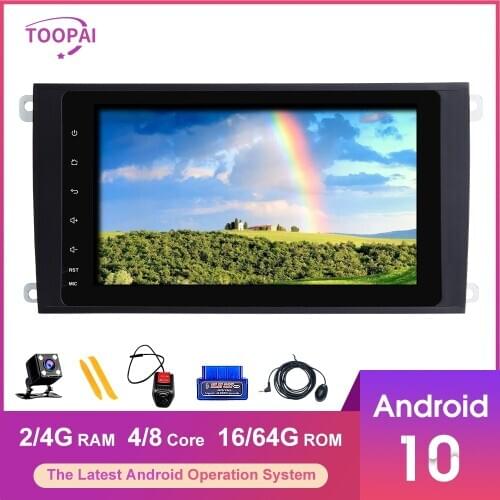 TOOPAI Android 10 For Porsche Cayenne 2003-2010 Car Multimedia Player GPS Navigation Auto Radio Stereo Head Unit IPS SWC New
