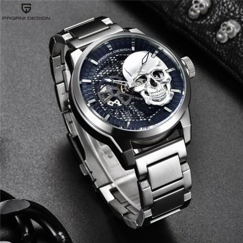 PAGANI DESIGN New stainless steel men mechanical watch top luxury brand men automatic wristwatches waterproof 100M Reloj hombres