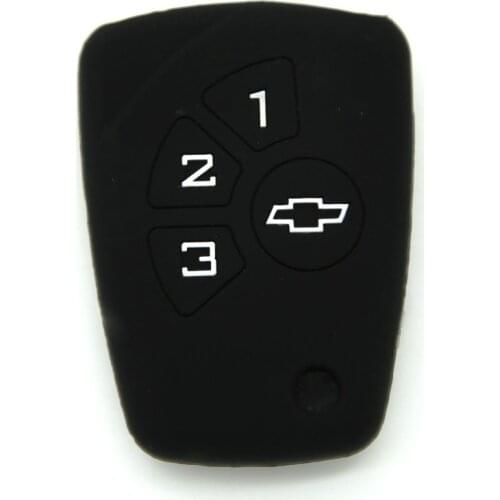 Car Key Case Cover Silicone For Chevrolet Captiva 2017 Spark Onix Volt Aveo Sonic Keyless Protect Keychain Accessories