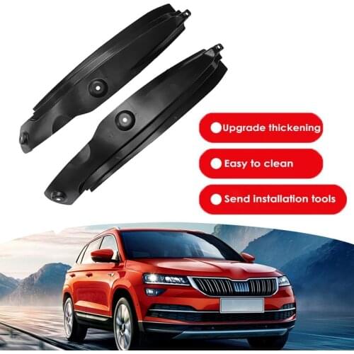 NEW-2PCS Rear Wheel Inner Mudguards Fender Anti Dirt Cover for Skoda Karoq 2016- 2021 Splash Guards Mud Flaps
