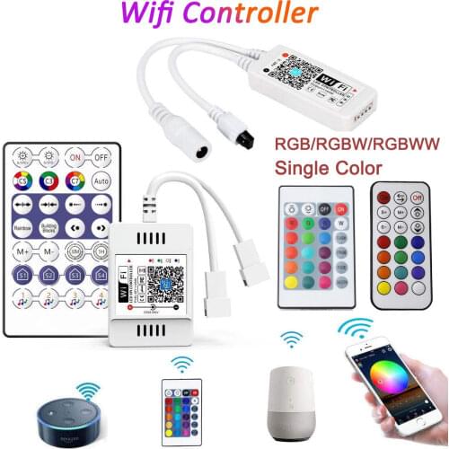 Magic Home RGB Led Wifi Controller RGBW RGBWW Bluetooth WiFi LED controller DC5V 12V 24V For 5050 2835 led strip Magic Home