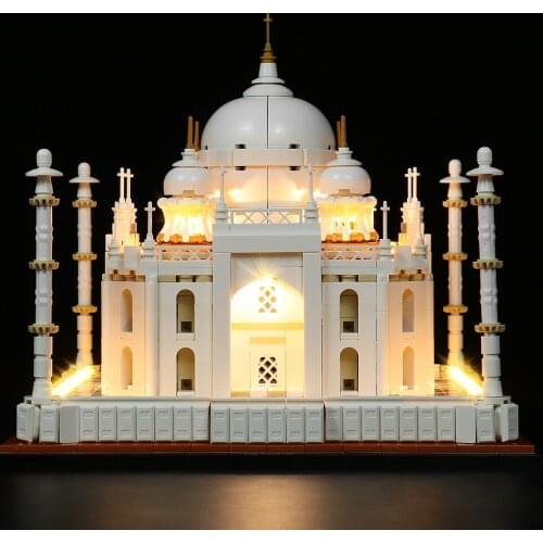 Led light set for 21056-Taj Mahal Classic architecture Building Blocks Model,light up your toys (led light only, no blocks)
