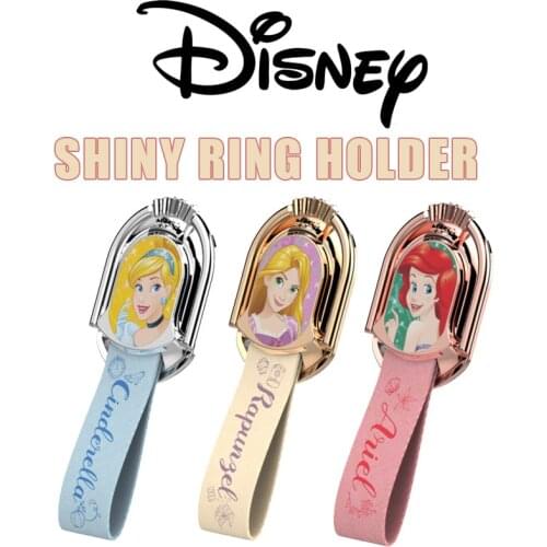 Orignial Disney Snow White Cartoon Luxury Case Ring Holder Case for Iphone 11 Pro Max Xiaomi Samsung Universal Bracket Anti-lost