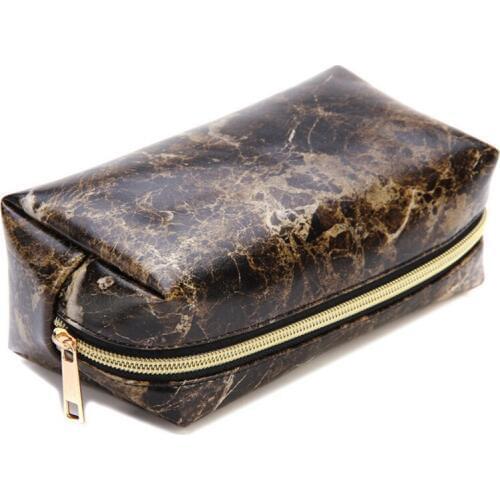 Marble Pencil Case For Girls Boy PU Leather School Supplies Fashion Stationery Gift Big Pencil Case Cute Pencil Box School Tools