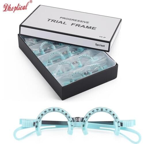 Half Rimless Frame Trial Frame Titanium Alloy Material Optical Use Three Lens Glasses Shop Equipment By Dhoptical