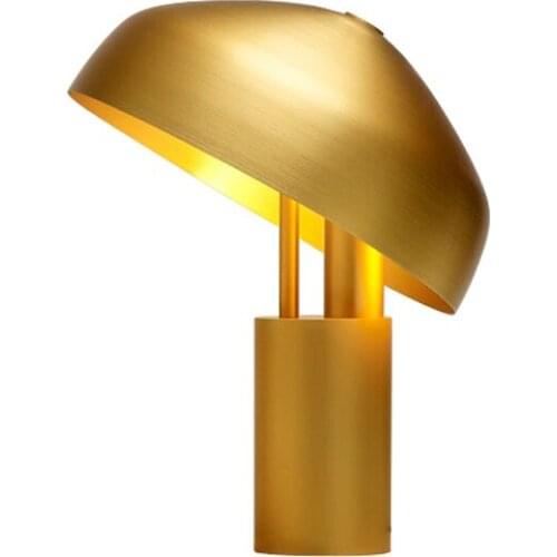 Postmodern Luxury Metal Industrial Table Lamp Living/Model Room Gold/Black Desk Lights Home Decor Bedroom Bedside Lamp Study