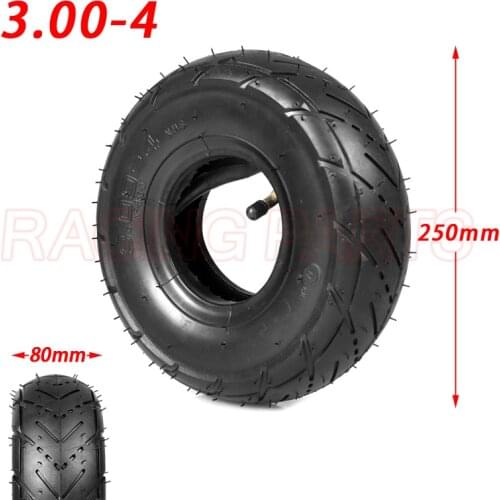 Tires 3.00-4 inner and outer tires for Knobby scooter Go Kart electric scooter road tires