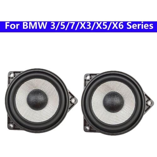 Midrange Horn For BMW 3/5/7/X3/X5/X6 Series 4 Inch E60 E61 E63 E64 E65 E66 F07 F01 F02 F03 E83 E70 E71 E72 Music Speaker