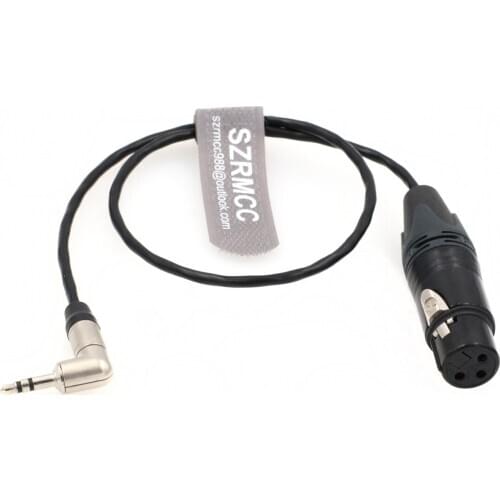 Stereo 3.5mm TRS Plug to XLR 3 Pin Female Microphone Audio Conversion Cable